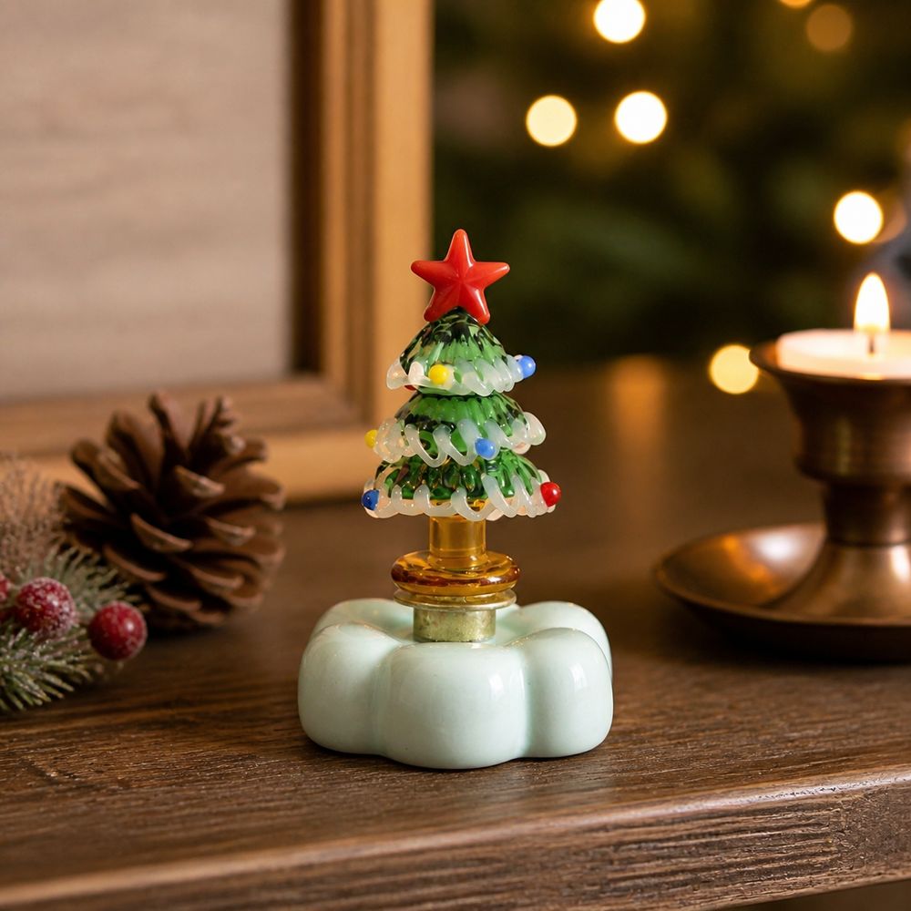 Solid Glass Glass Christmas Tr - Star Tree Topper review and price