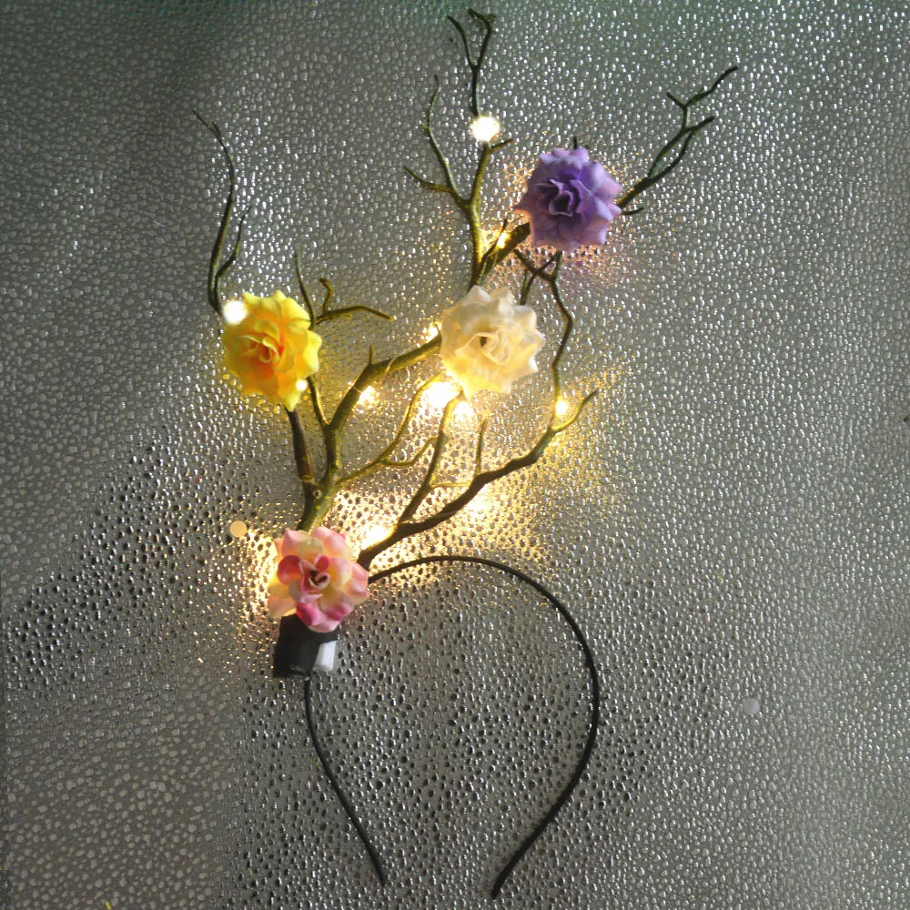 Flower Reindeer Antler Headban - Reindeer Antlers Headband review and price