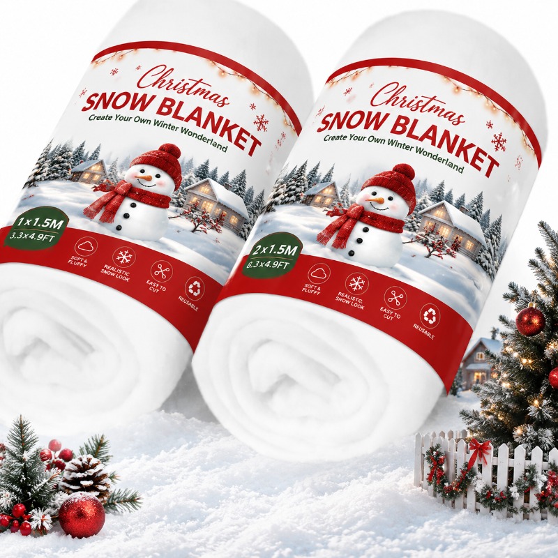 Artificial Snow Carpet Fake Sn - Christmas Throw Blanket review and price