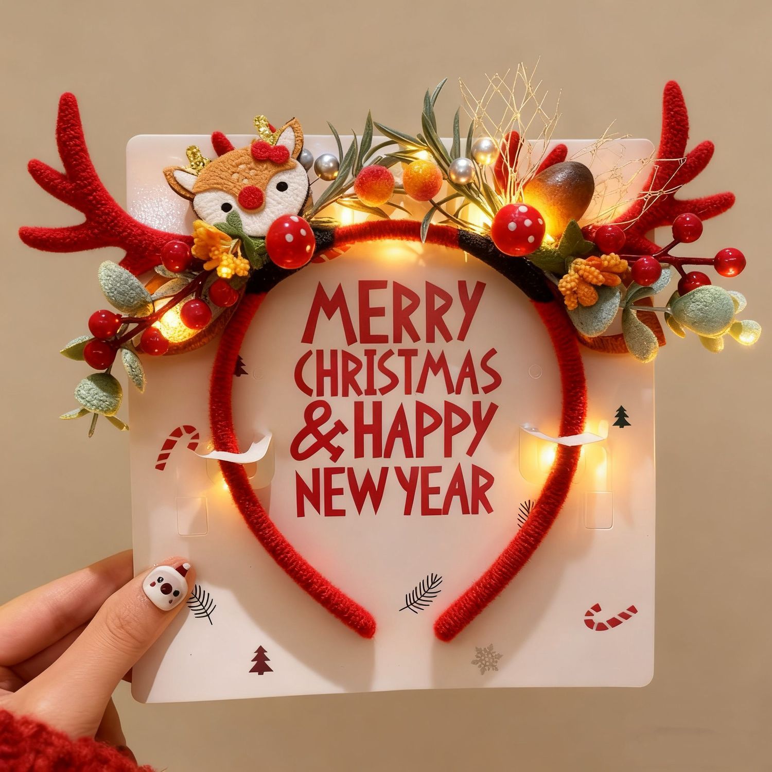 Christmas Reindeer Antlers Hea - Reindeer Antlers Headband review and price