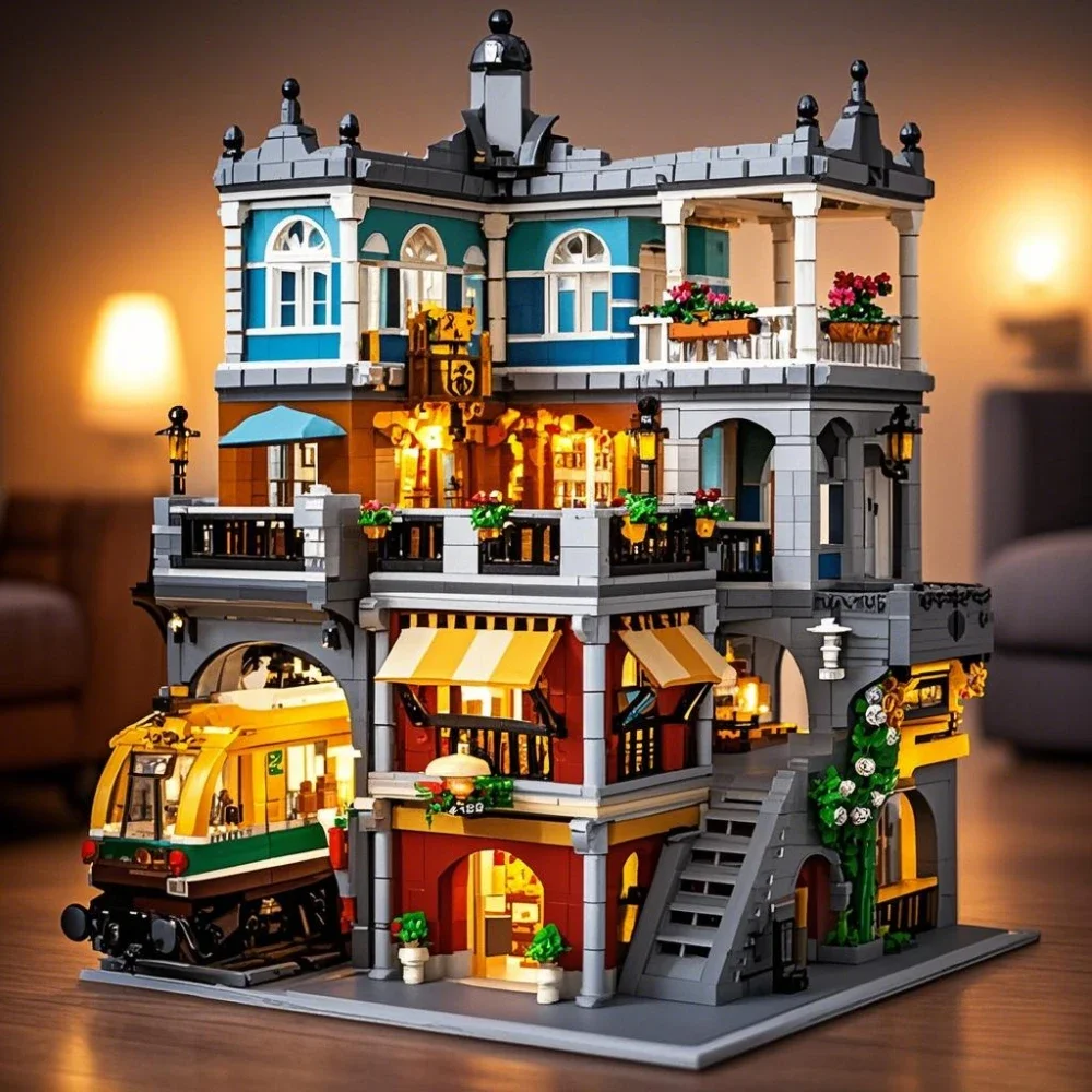 BurgerShop Building Blocks Set - Lego Set City review and price
