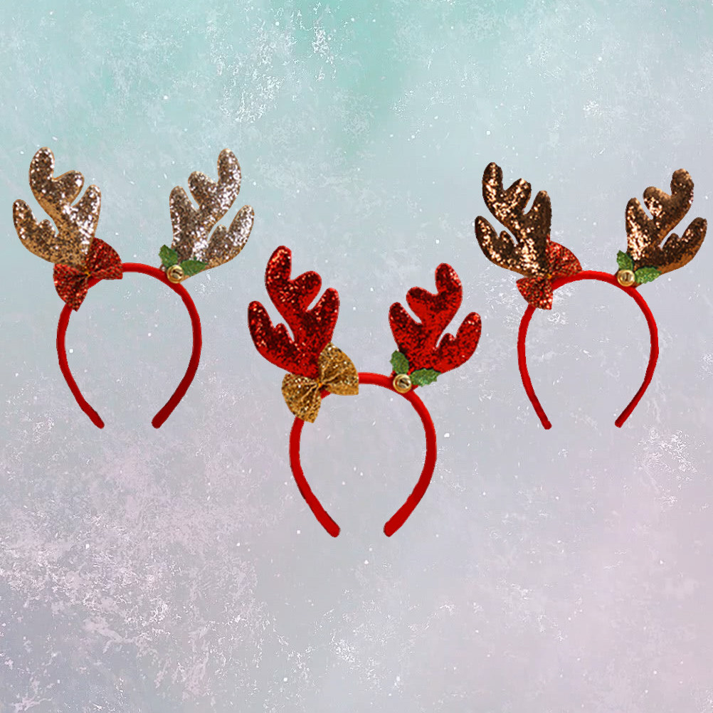 3Pcs Reindeer Antlers Christma - Reindeer Antlers Headband review and price