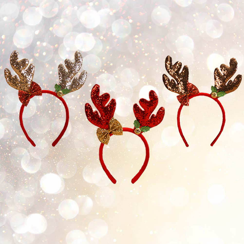 3Pcs Reindeer Antlers Christma - Reindeer Antlers Headband review and price