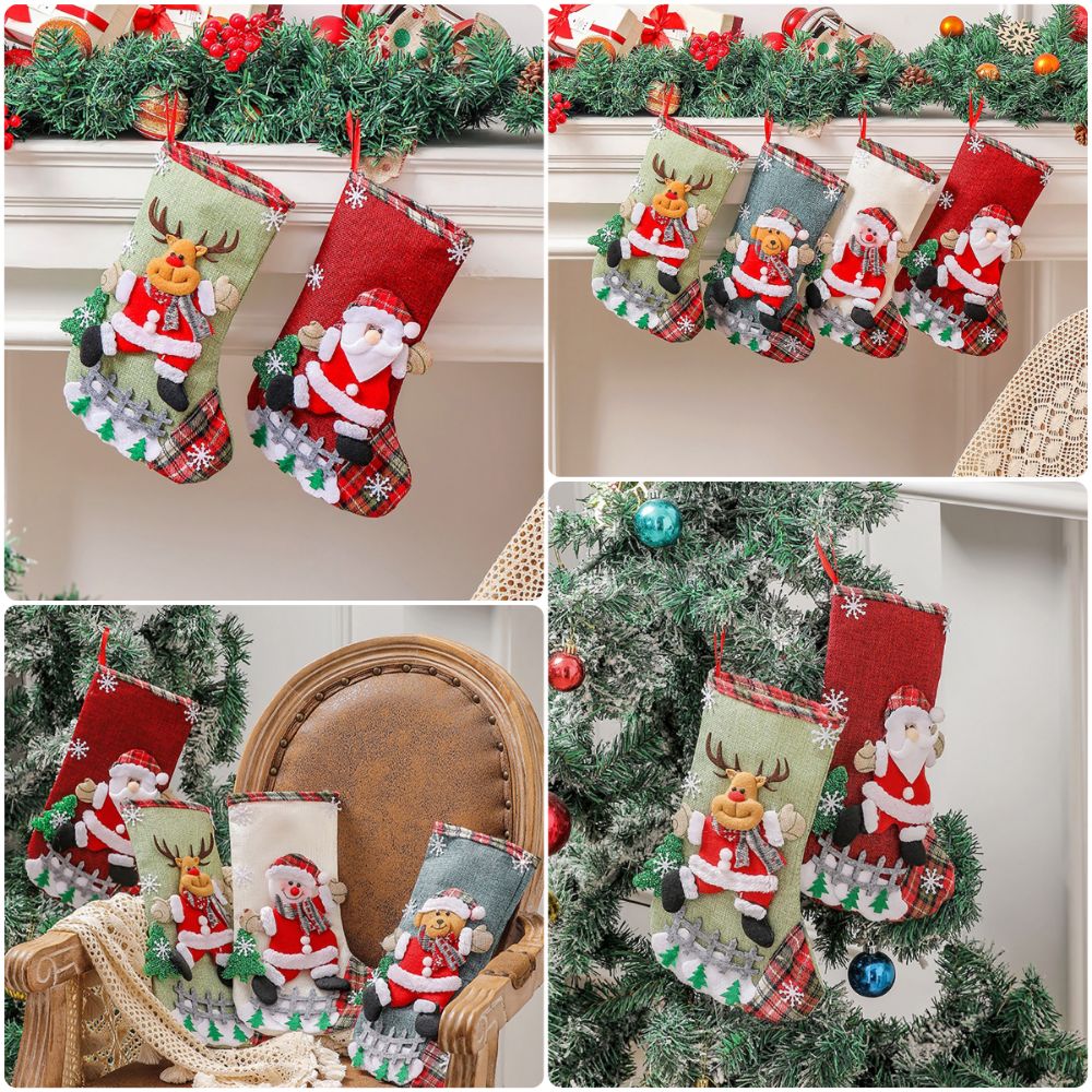 Multicolor Christmas Stocking  - Christmas Stocking Hanging review and price