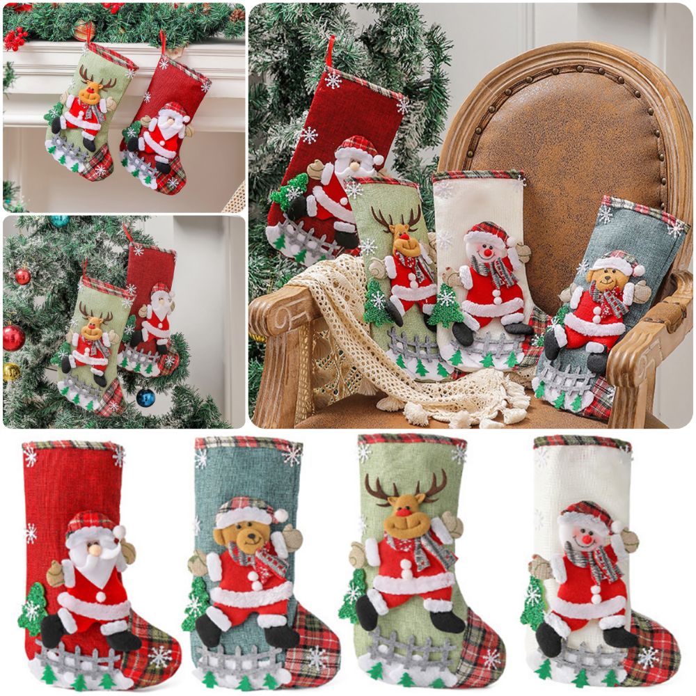 Multicolor Christmas Stocking  - Christmas Stocking Hanging review and price